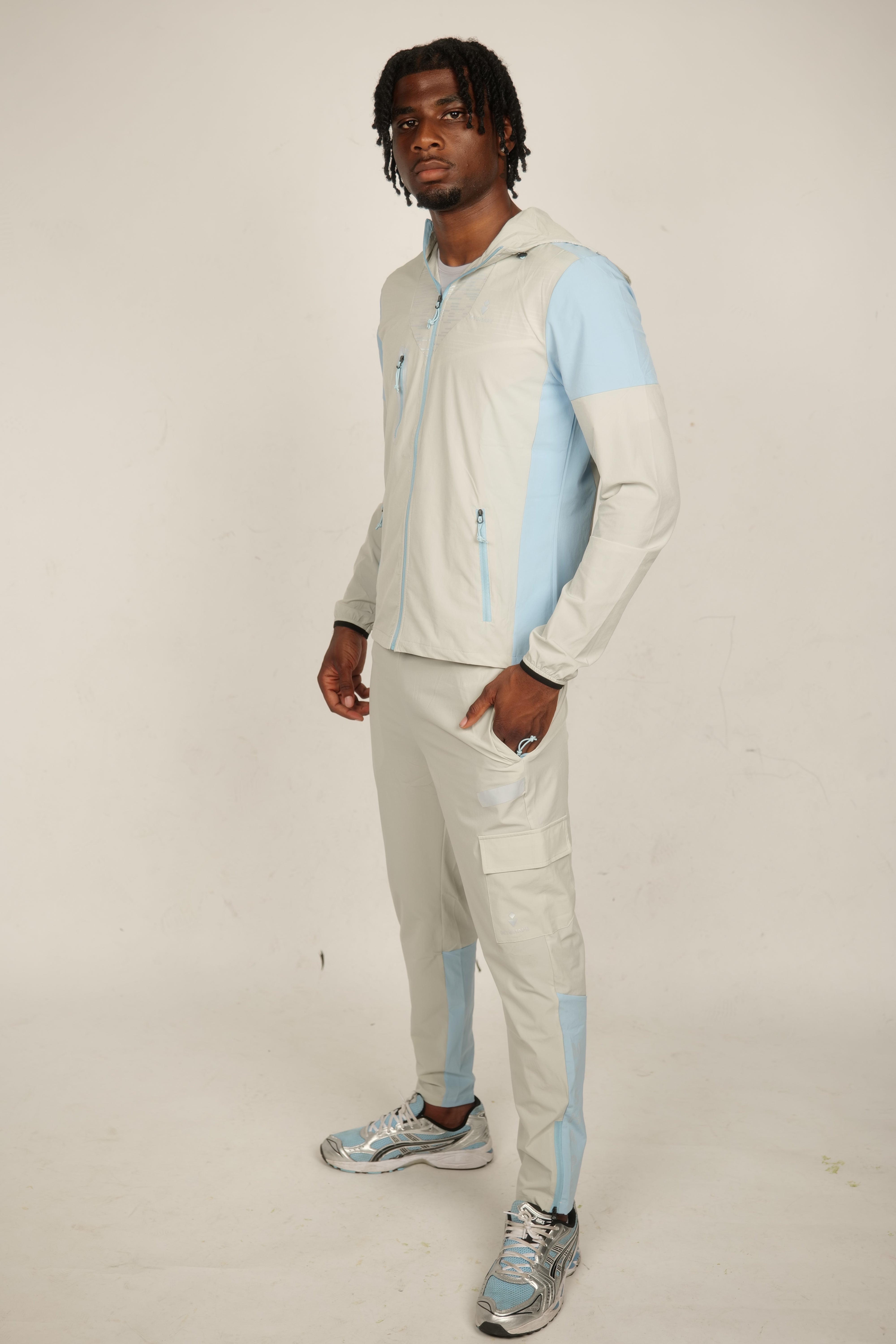 FlashMode pants grey and blue