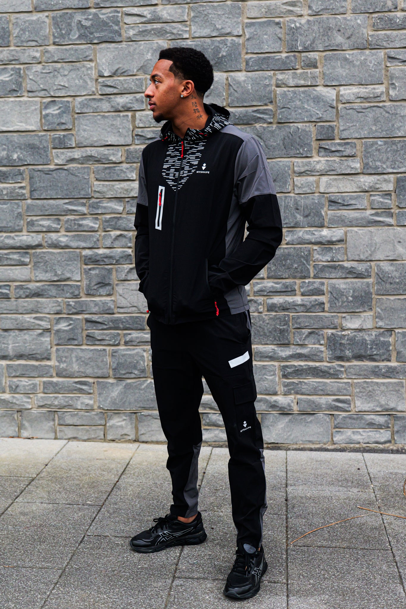 FlashMode Hoodie Black Grey
