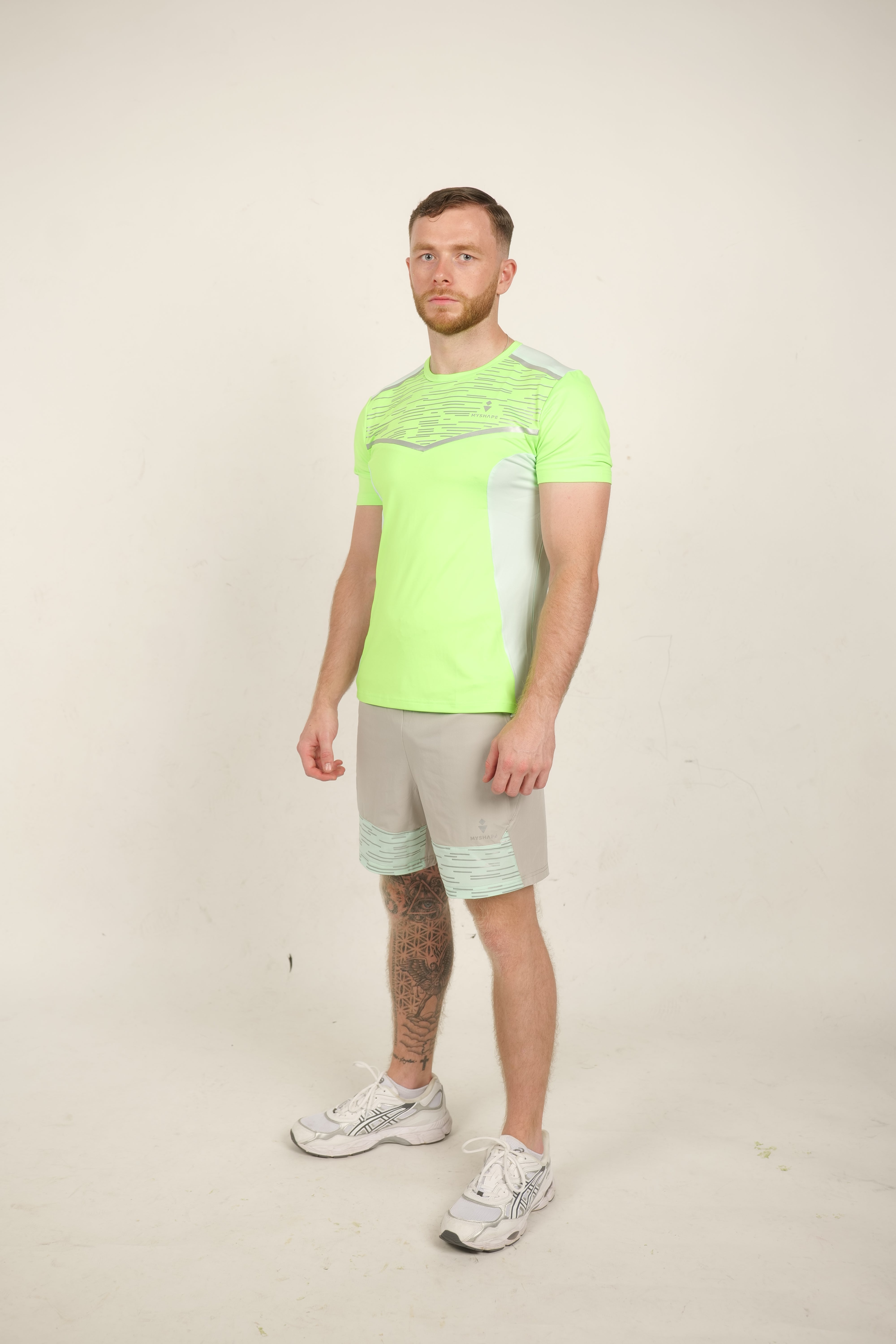 FlashMode Tshirt Green and grey