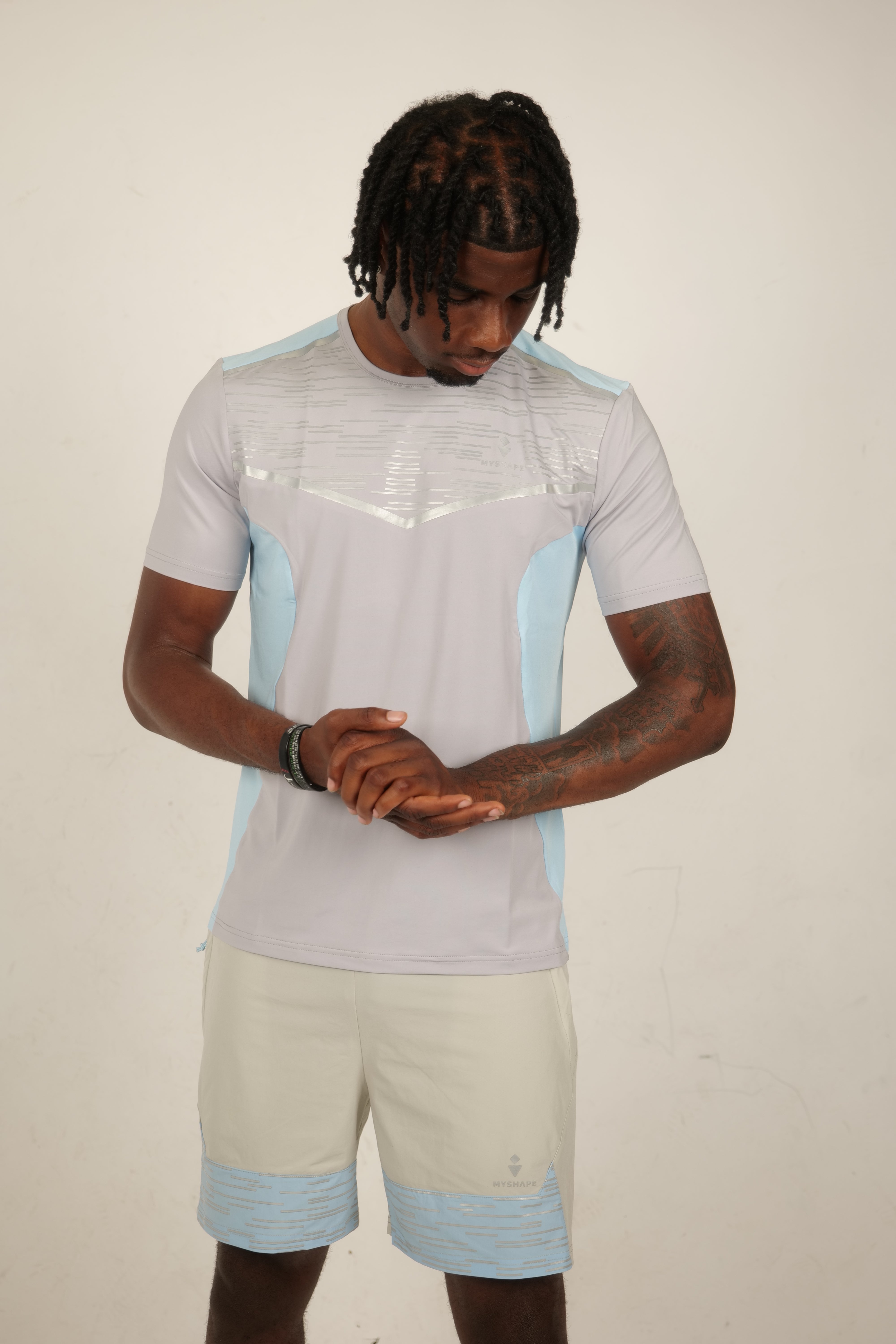 FlashMode Tshirt Grey and blue