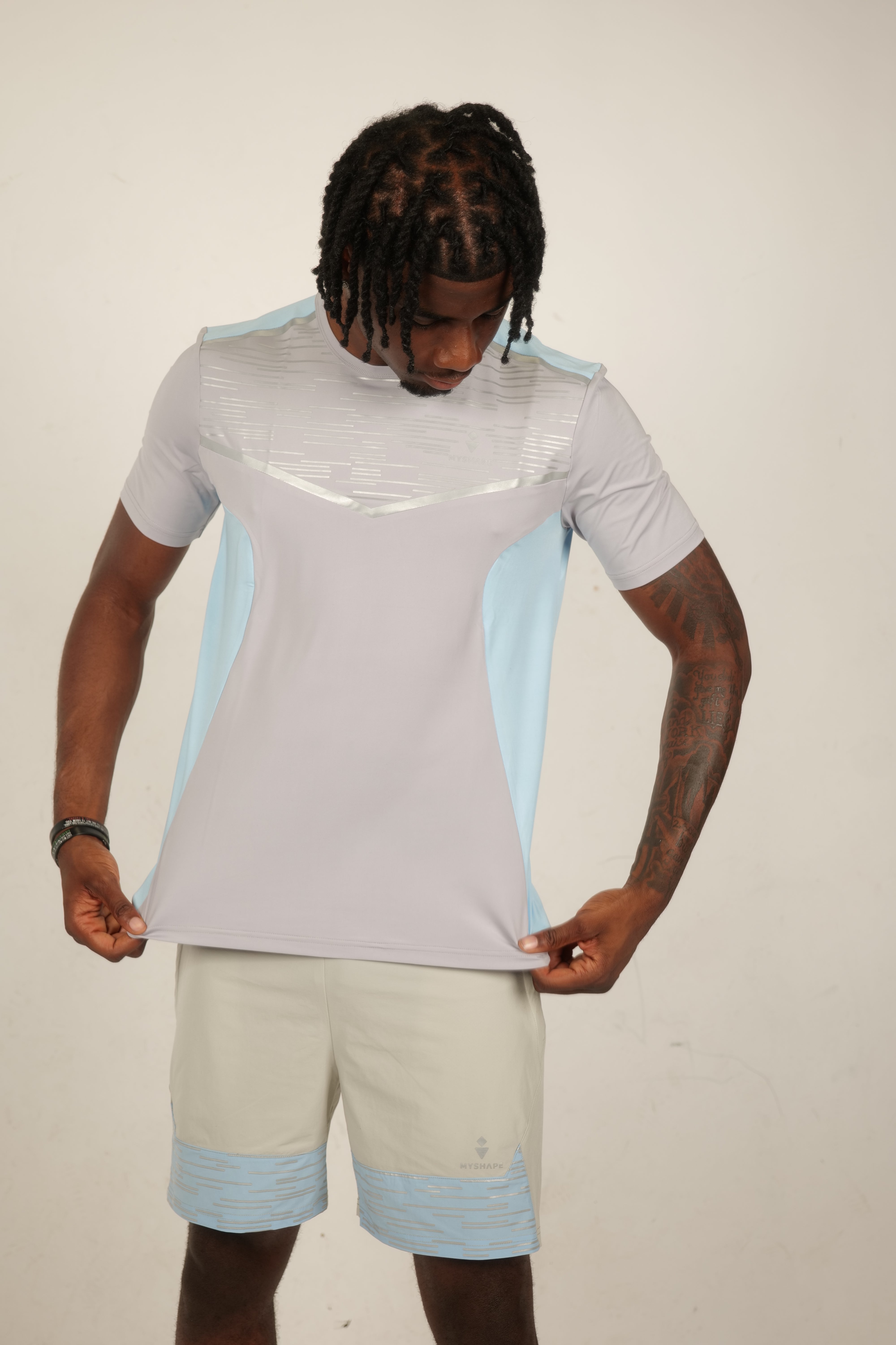FlashMode Tshirt Grey and blue