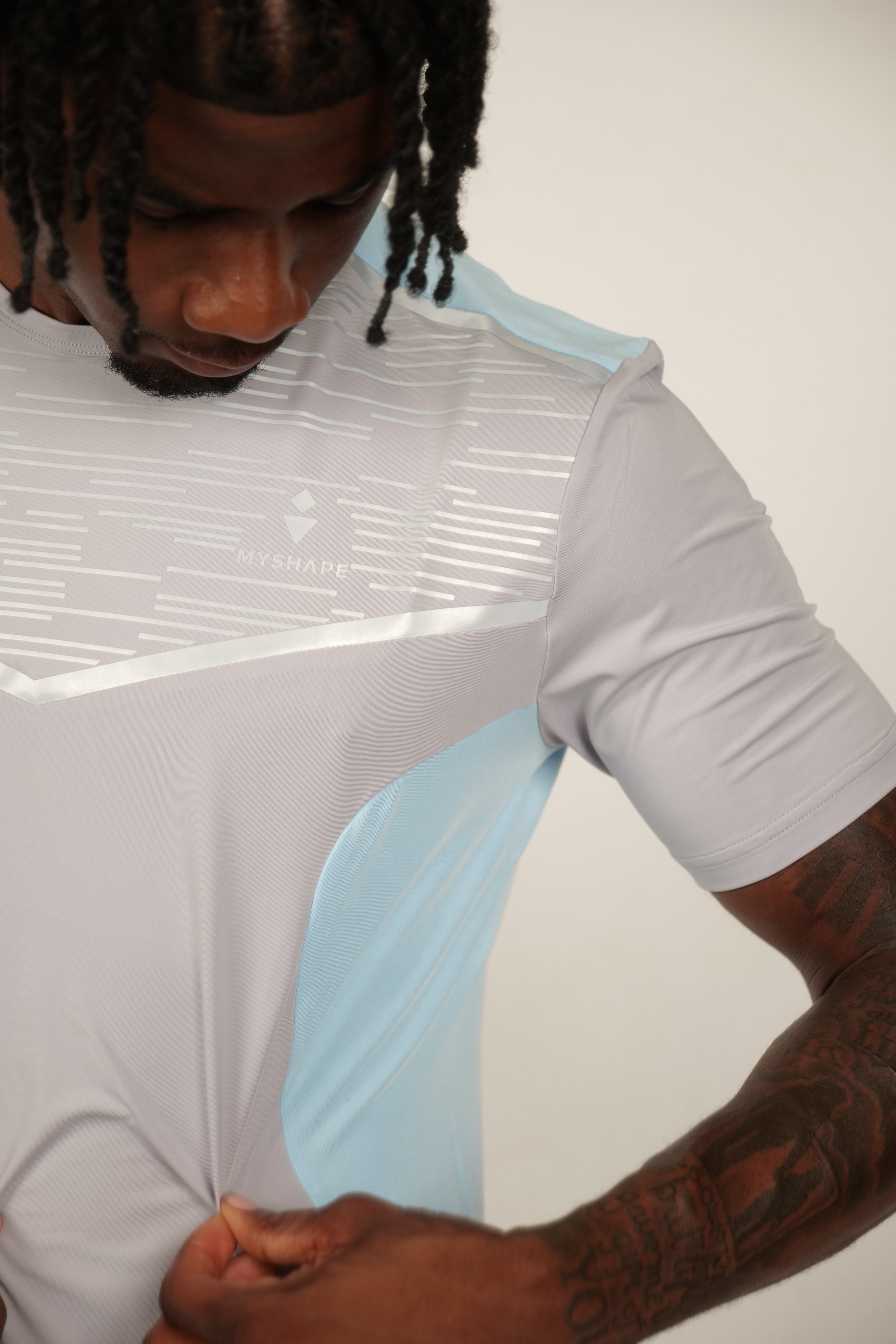 FlashMode Tshirt Grey and blue