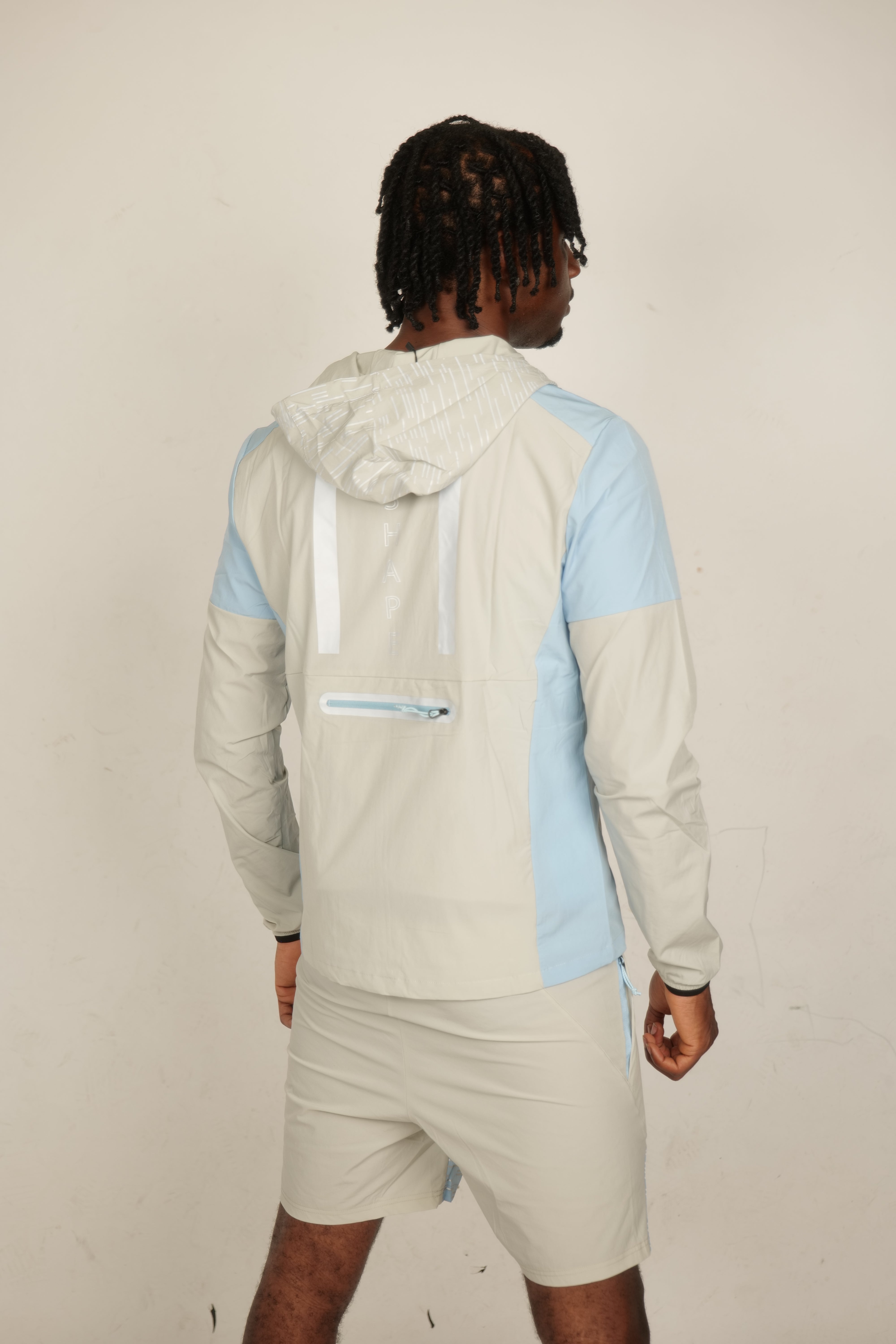FlashMode hoodie Grey and blue