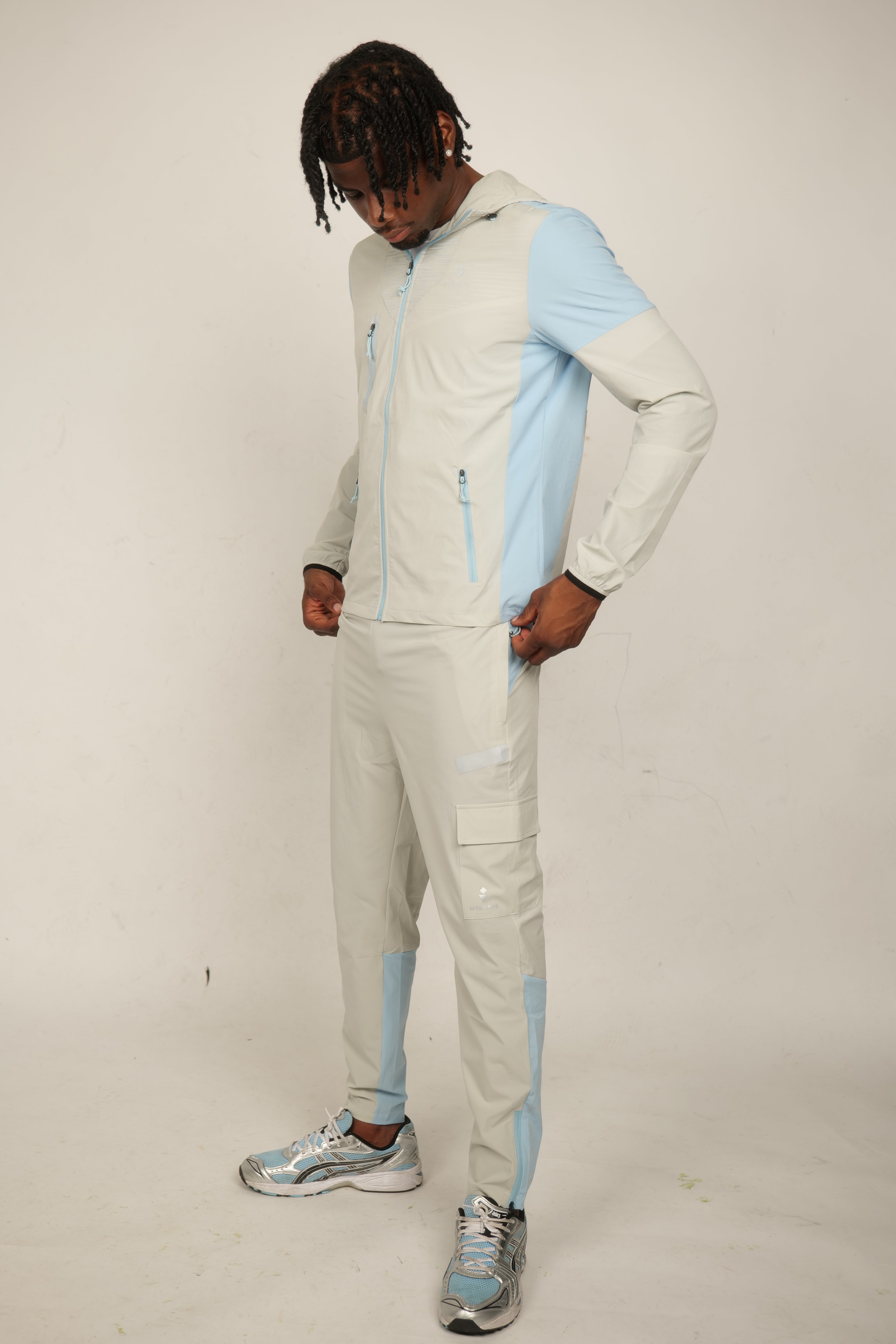 FlashMode pants grey and blue
