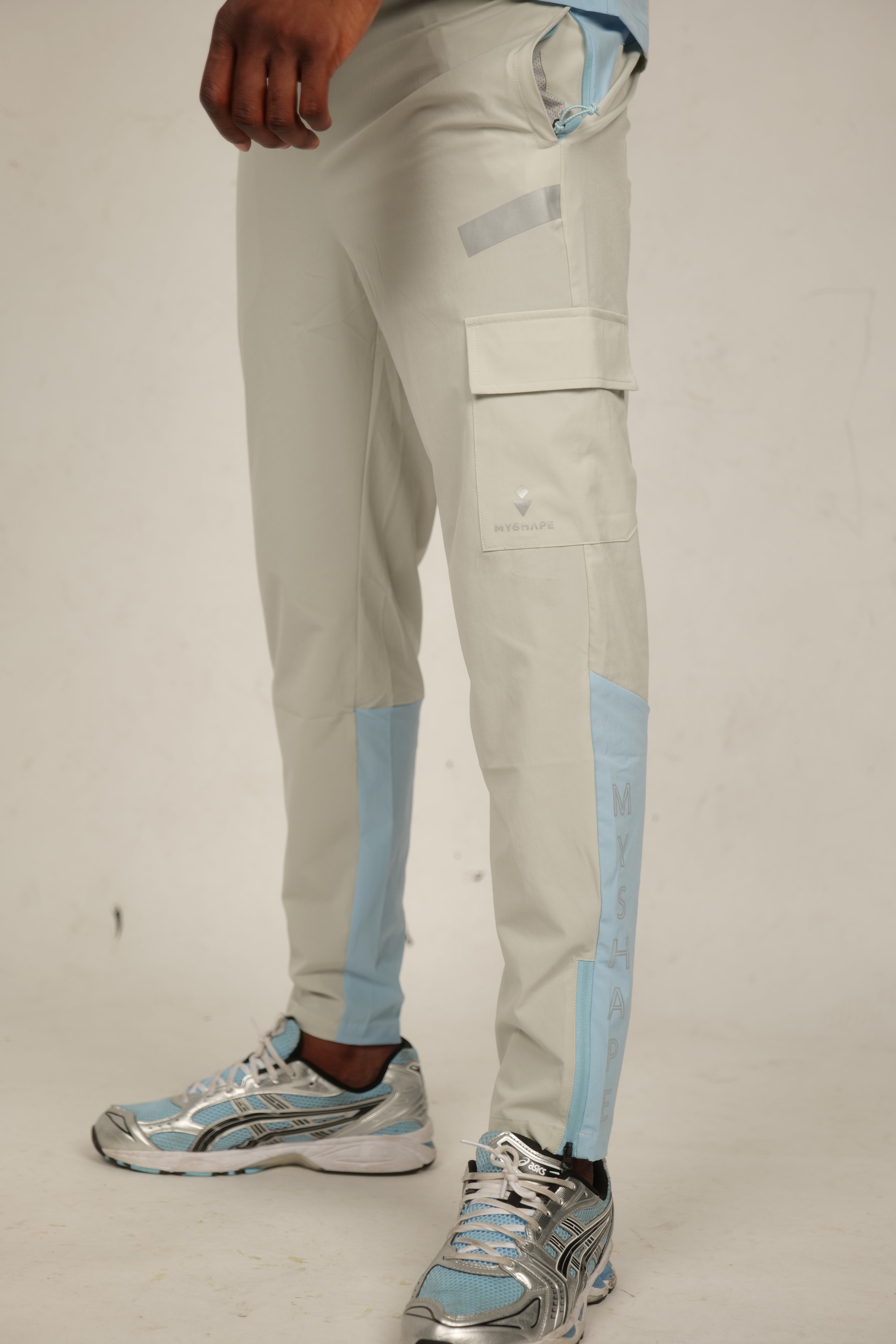 FlashMode pants grey and blue