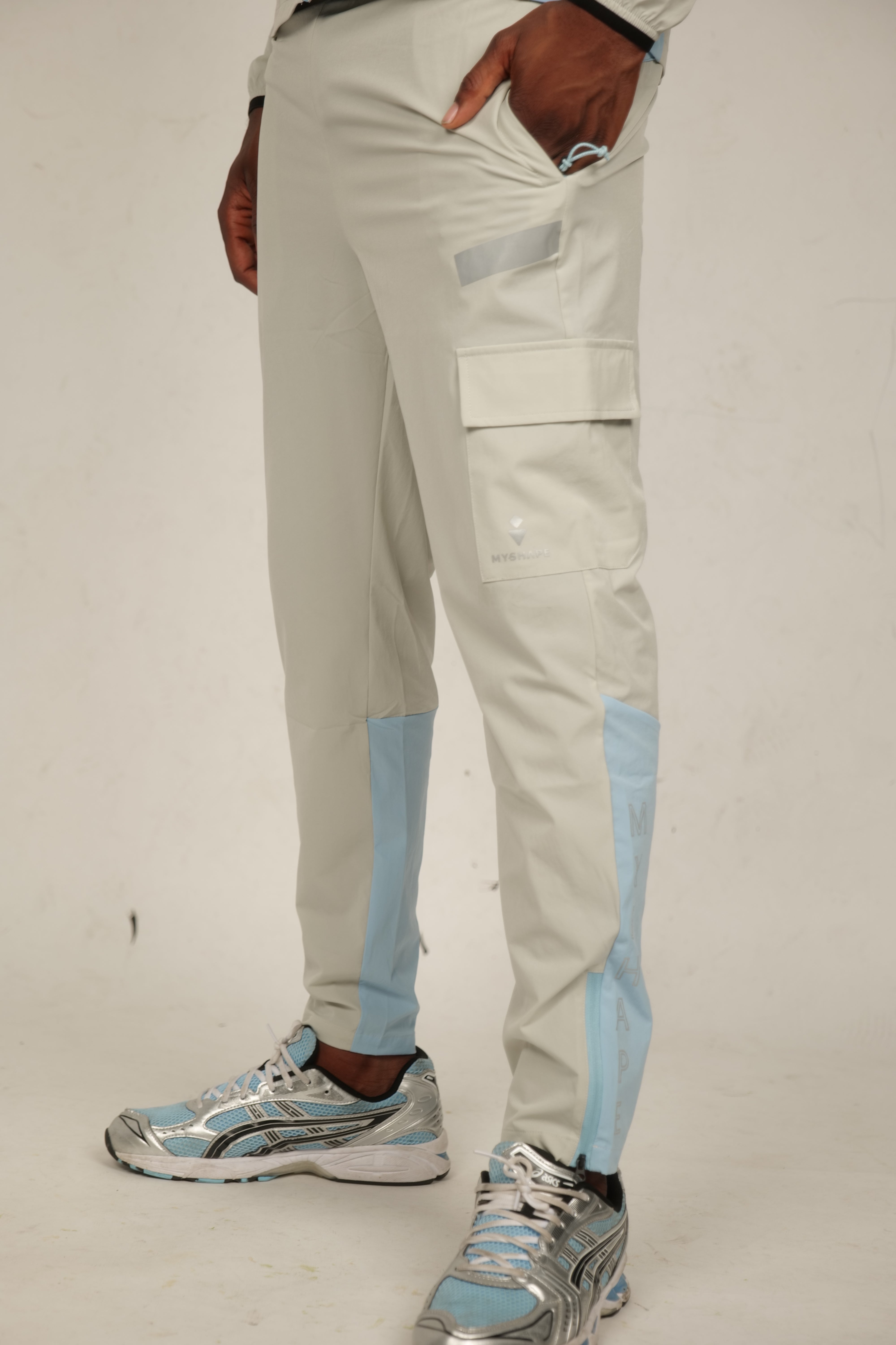 FlashMode pants grey and blue